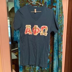 Alpha Phi Omega hard letters shirt